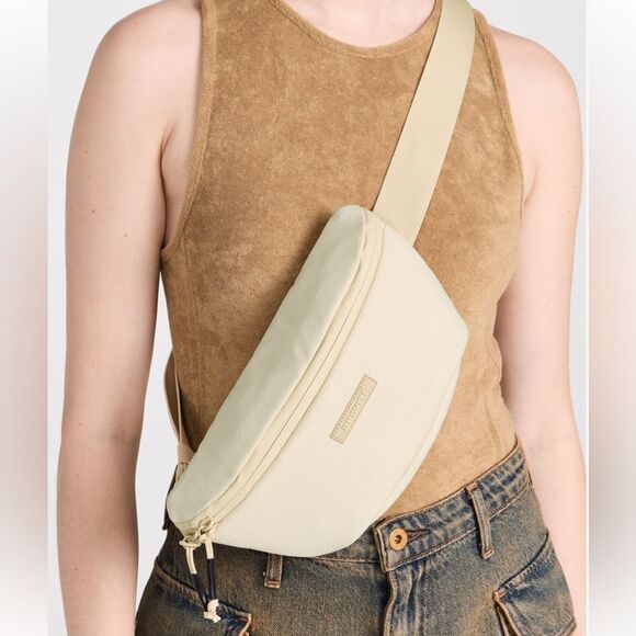 NWT Brevité Everyday Crossbody Belt Bag Fanny Pack Tan - Picture 1 of 6